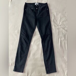 Paige Jeans verdugo ankle pants skinny charcoal black sz 26